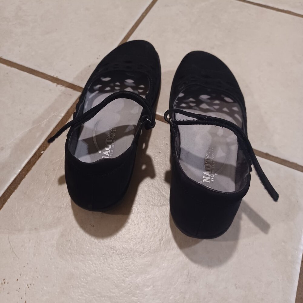 Naot Black Mary Jane Shoes 7 Agathis - Picture 5 of 10